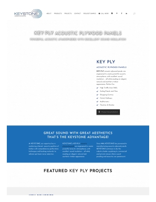 Acoustic Plywood Wall and Ceiling Panels - Key Ply - Keystone Linings