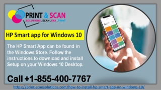 HP Smart app for Windows 10 (1-855-400-7767)