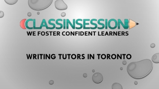 Reasons for Hiring Writing Tutors in Toronto