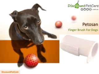 Petosan Finger Brush For Dogs Online | DiscountPetCare
