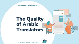 The Quality of Arabic Translators