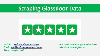 Scraping Glassdoor Data