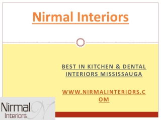 Kitchen Interiors decorating & dental interior Mississauga