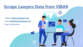 Scrape Lawyers Data from VIBAR