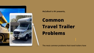 Common  Travel Trailer problems