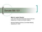 Senate Bill 101