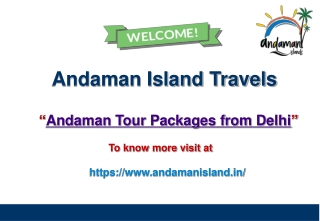 Andaman Island Tour Packages from Delhi