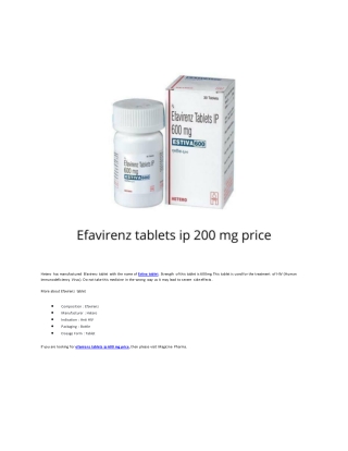 Estiva tablet by Hetero