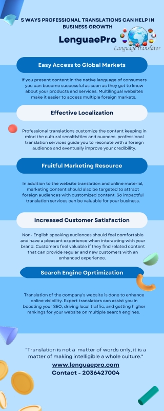 5 Ways Professional Translations Can Help in Business Growth  | LenguePro