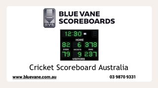Buy Top Quality Cricket Scoreboard Australia