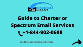 Charter or Spectrum Email Services