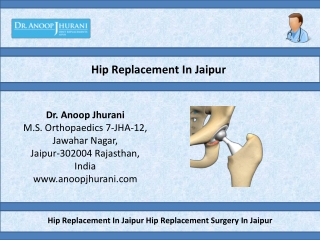 Hip Replacement In Jaipur Hip Replacement Surgery In Jaipur