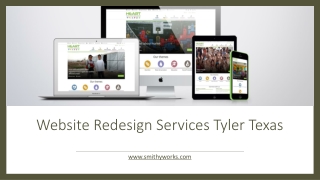 Website Redesign Services Tyler Texas​
