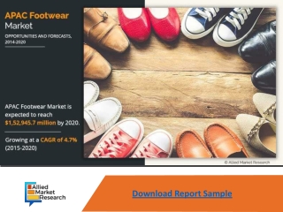 Asia Pacific Footwear Market is Expected to Reach $152.9 Billion, by 2020