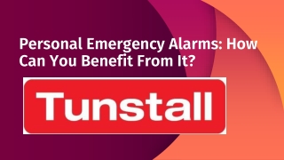 Personal Emergency Alarms How Can You Benefit From It