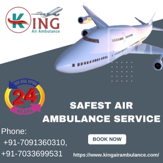 King Air Ambulance Service in Gorakhpur for Stable Emergency Shifting