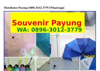 Distributor Payung