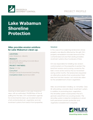 Shoreline Protection Canada | Nilex Inc