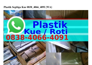 Plastik Segitiga Kue O8౩8·ᏎOᏮᏮ·ᏎO9I[WA]