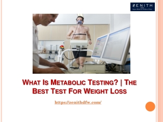 What Is Metabolic Testing - The Best Test For Weight Loss