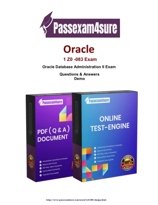 Oracle  1Z0-083 Dumps- Get 20% Discount On Oracle Exam [ 2022]