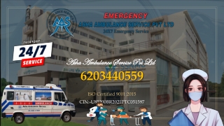 Hire an Air Ambulance Service with bed2bed service 24/7 Hours |ASHA