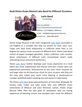 Latin Band