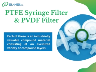 PTFE Syringe Filter, PVDF Filter