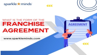 Franchise Agreements-Sparkleminds