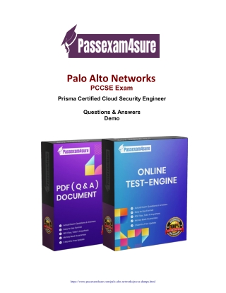 Free Download  Palo Alto Networks   PCCSE  Exam Sample Question Answers