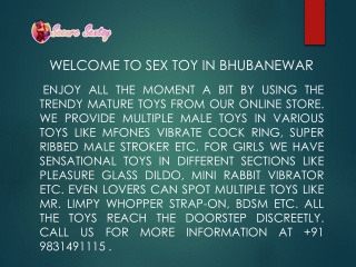 Sex Toys in Bhubaneswar | Secuesextoy | Call 9831491115