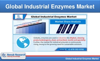 Global Industrial Enzymes Market to Grow with 7.34% CAGR from 2021–2027