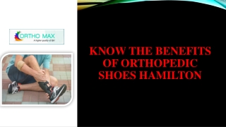 Orthopedic Shoes Hamilton