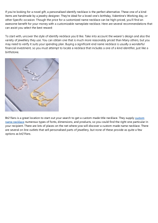 5 Things Everyone Gets Wrong About custom made necklaces with names