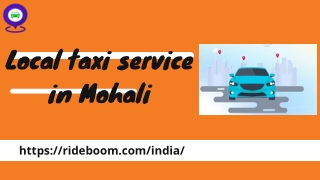 Local Taxi Service in Mohali