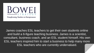 Teaching Business English Online - Bowei Strategy