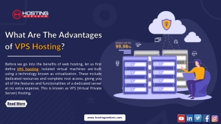 What Are The Advantages of VPS Hosting?