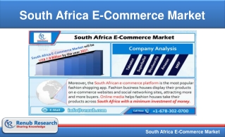 South Africa E-Commerce Market to Reach USD 7.9 Billion by 2027