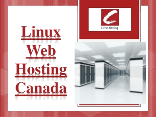 Linux Web Hosting Canada