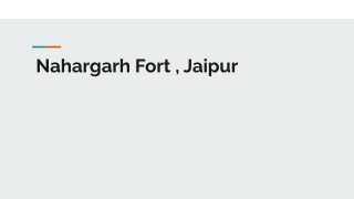_Nahargarh Fort , Jaipur