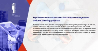 Top 5 reasons construction document management delivers winning projects.