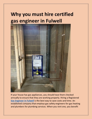 Searching for the best Boiler repair in Fulwell