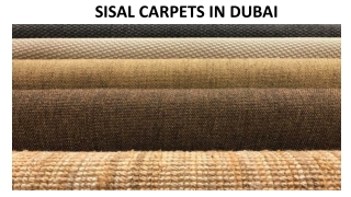 SISAL CARPETS IN DUBAI