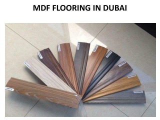 MDF FLOORING IN DUBAI