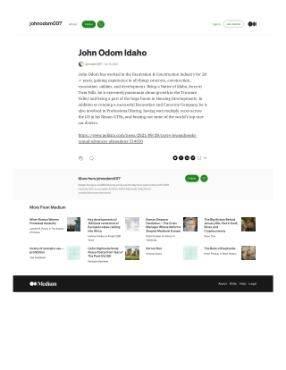 John Odom Idaho