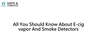 All You Should Know About E