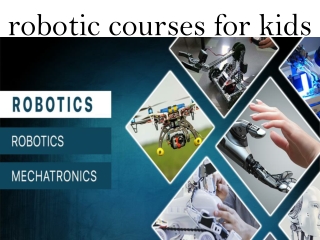 robotic courses for kids pdf