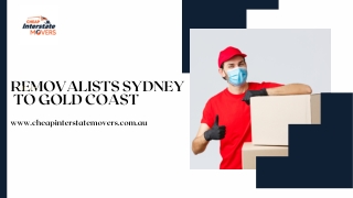 Removalists Sydney to Gold Coast | Movers From Sydney  to Gold Coast