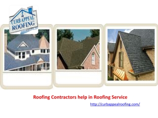 Roofing Contractors help in Roofing Service