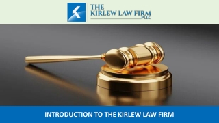 Introductions to The Kirlew Law Firm